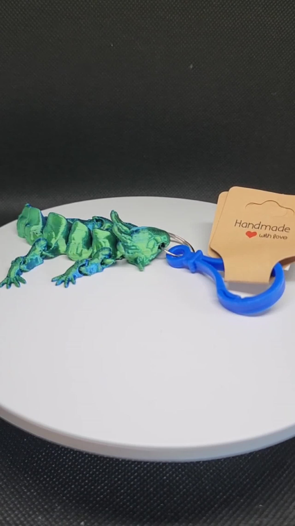 3D Printed Axolotl Keychains