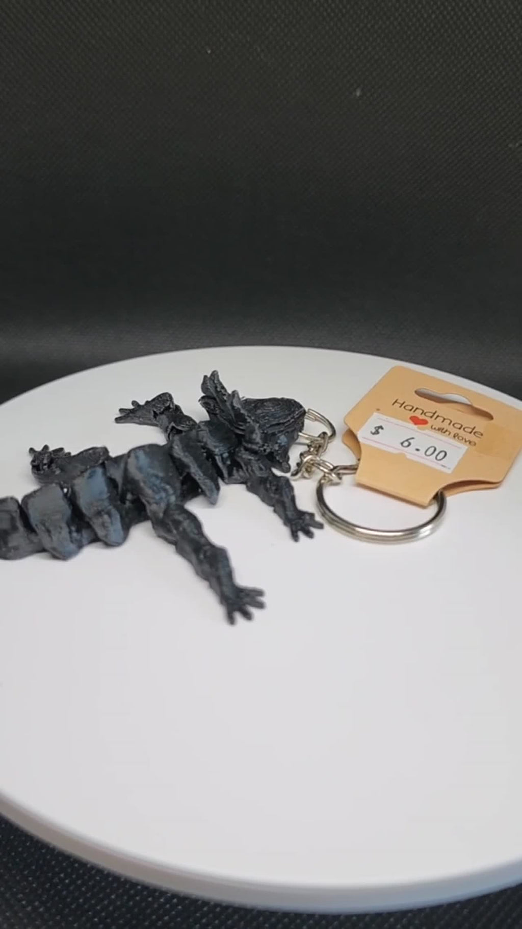 3D Printed Axolotl Keychains