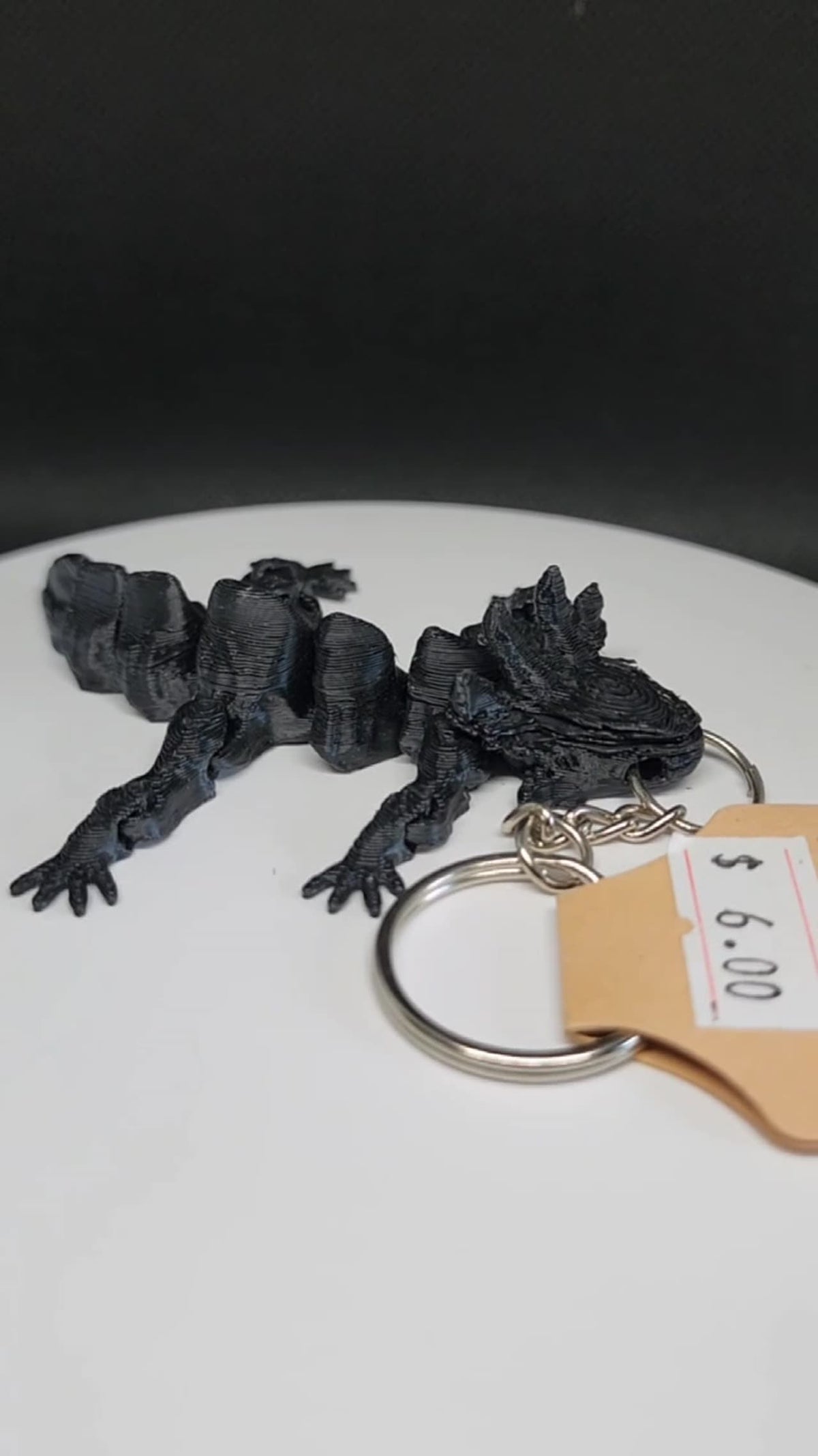 3D Printed Axolotl Keychains