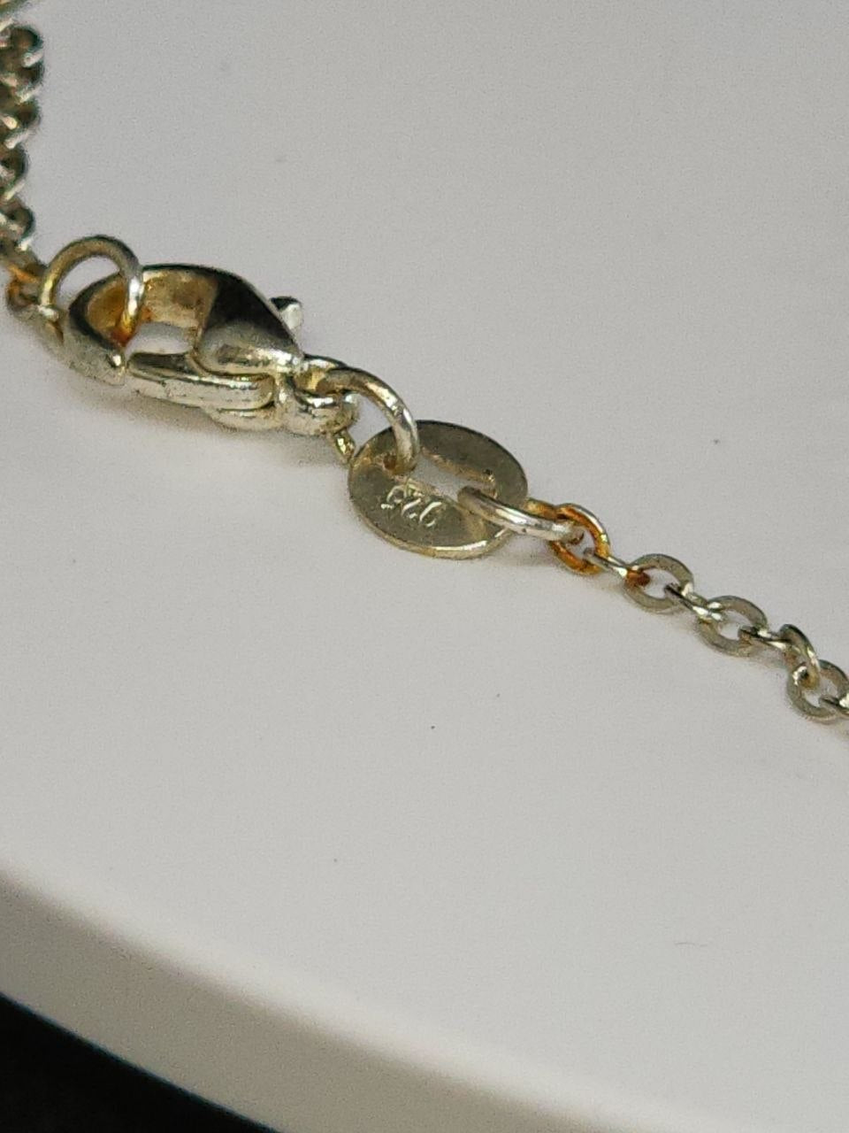 Cut & Polished Agate Sterling Silver Necklace