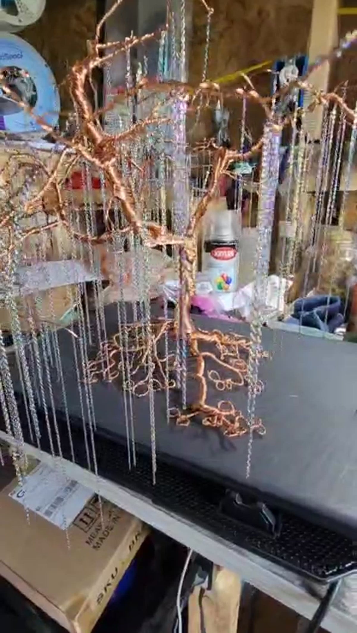Large copper weeping willow tree handmade by B&B Creations - view 3