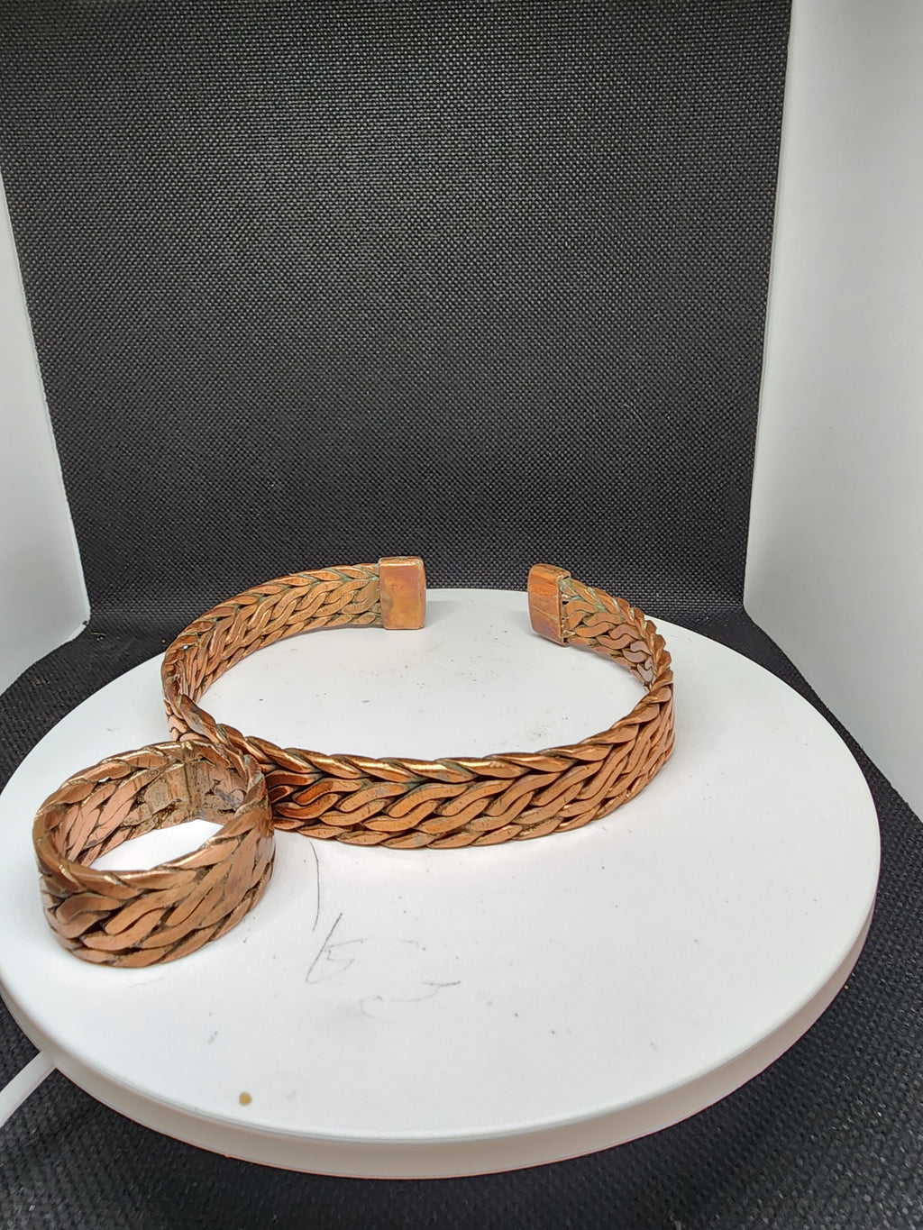 The Thor Set — Handcrafted Copper Bracelet & Ring | B&B Creations