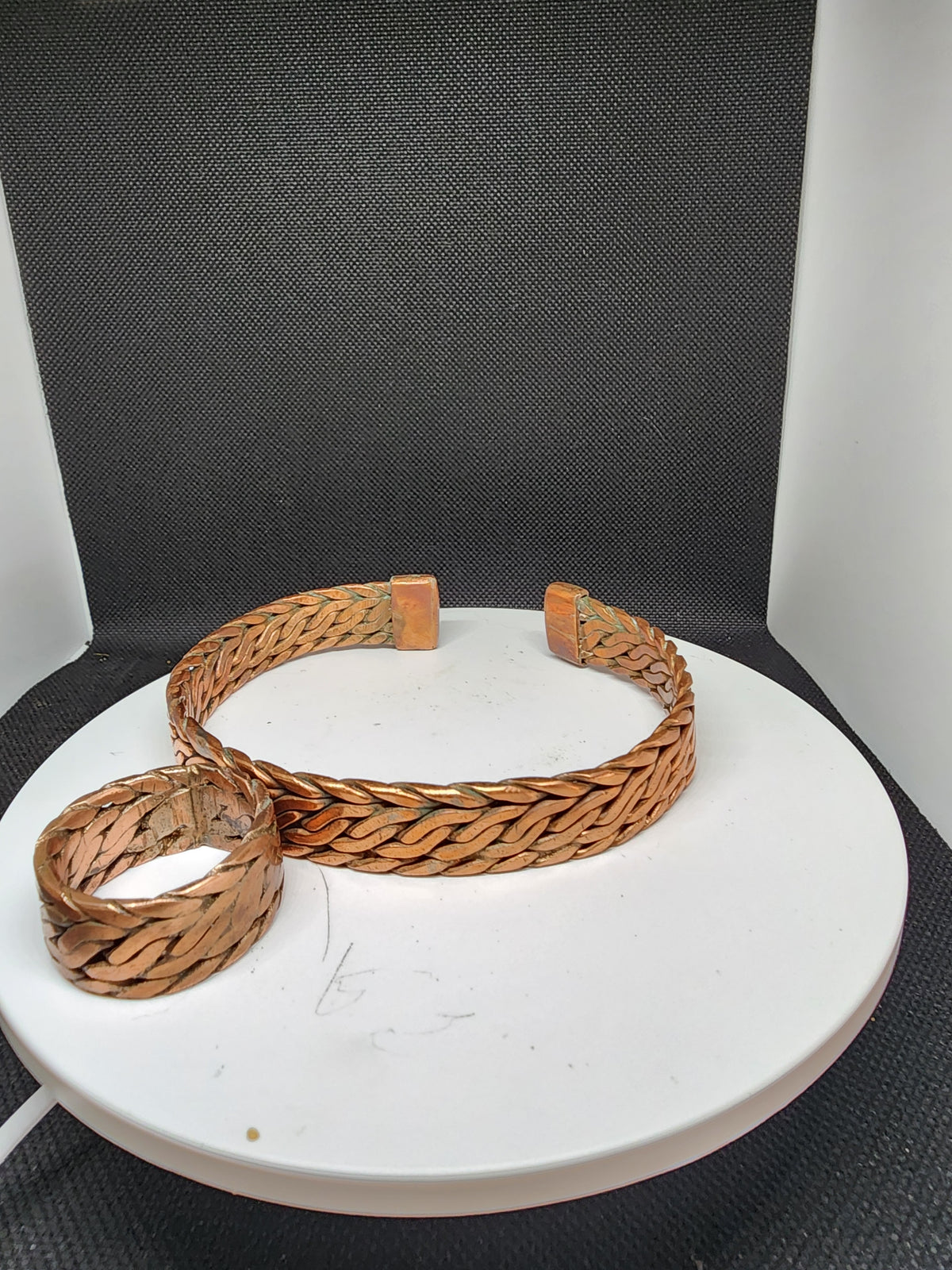 The Thor Set — Handcrafted Copper Bracelet & Ring | B&B Creations