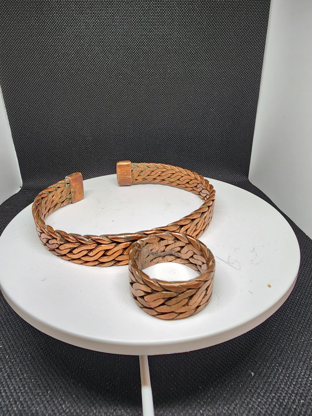 The Thor Set — Handcrafted Copper Bracelet & Ring | B&B Creations